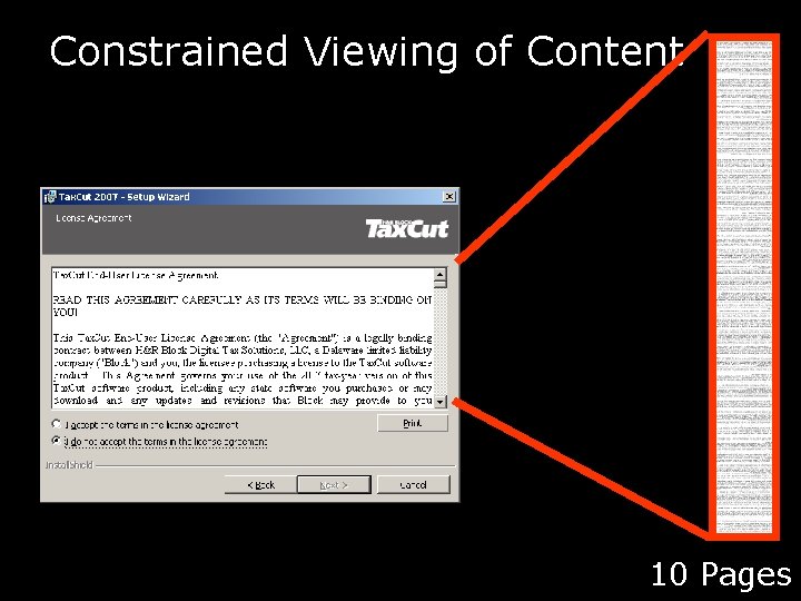 Constrained Viewing of Content 10 Pages 