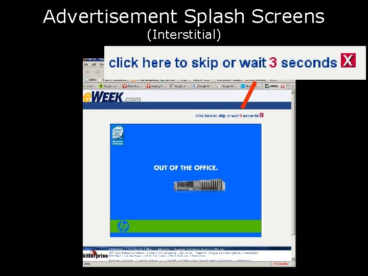 Advertisement Splash Screens (Interstitial) 