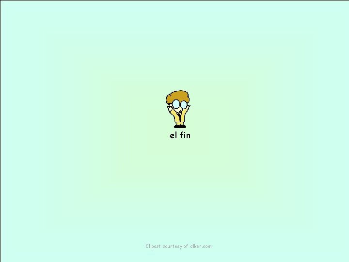el fin Clipart courtesy of clker. com 