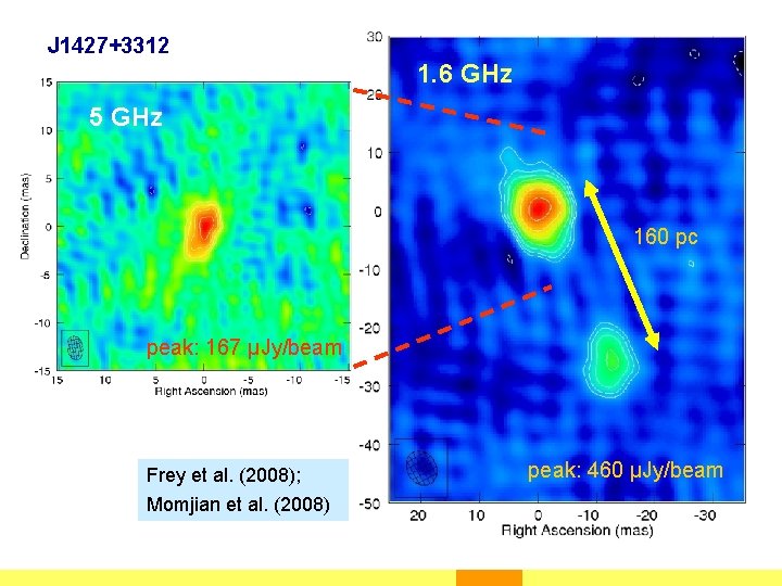 J 1427+3312 Mc. Greer et al. (2006); Stern et al. (2007) 1. 6 GHz