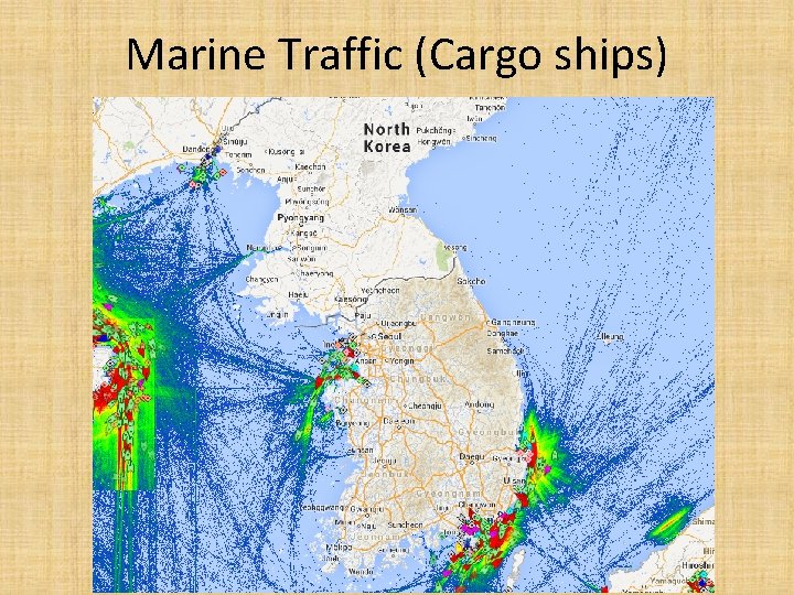 Marine Traffic (Cargo ships) 