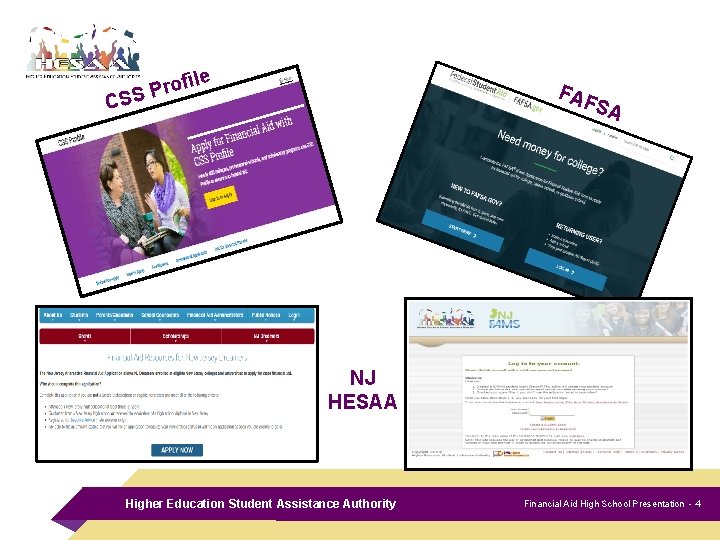ile rof P S S FAF S C A NJ HESAA Higher Education Student ile rof P S S FAF S C A NJ HESAA Higher Education Student