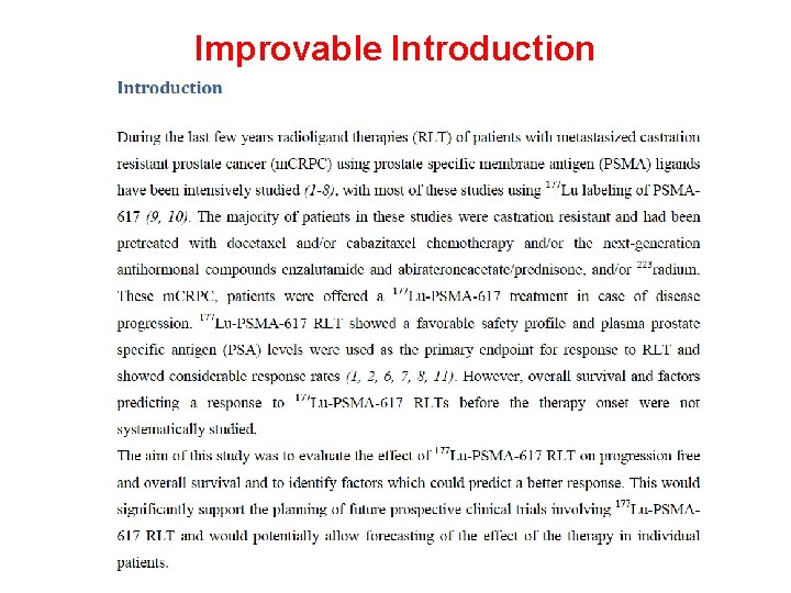 Improvable Introduction The Platinum Journal 