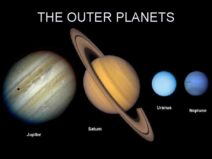 THE OUTER PLANETS 