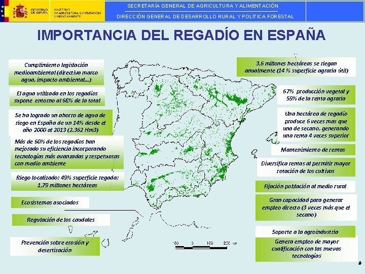 SECRETARÍA GENERAL DE AGRICULTURA Y ALIMENTACIÓN DIRECCIÓN GENERAL DE DESARROLLO RURAL Y POLITICA FORESTAL