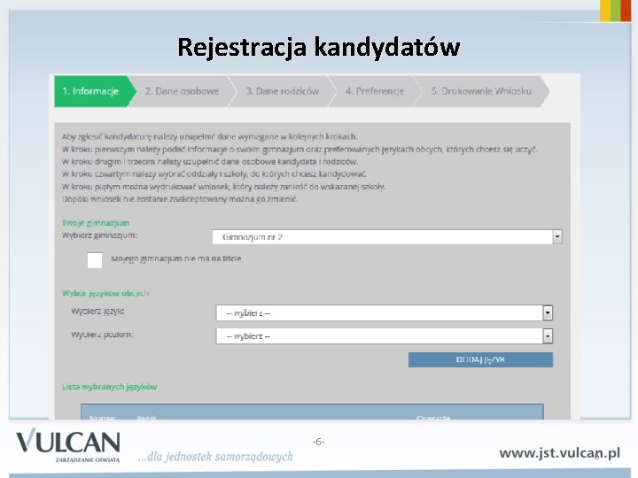 Rejestracja kandydatów -66 