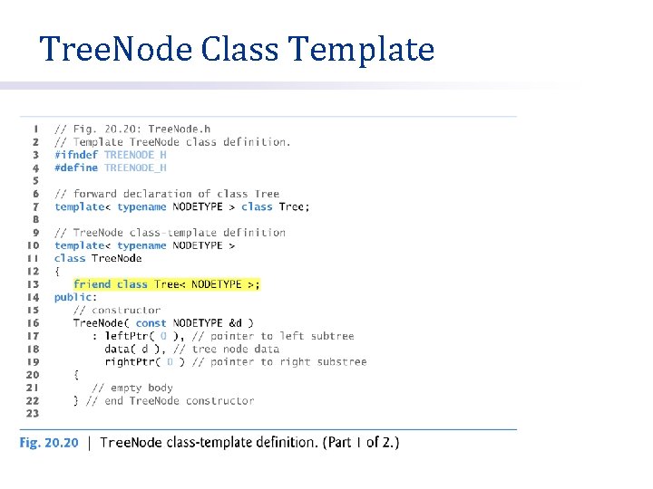 Tree. Node Class Template 