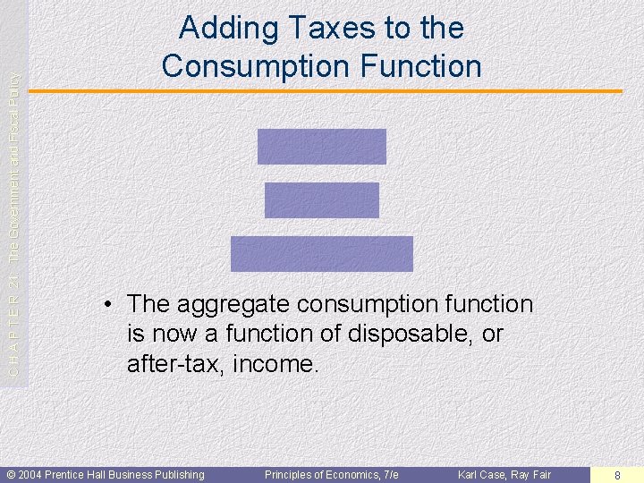 C H A P T E R 21: The Government and Fiscal Policy Adding