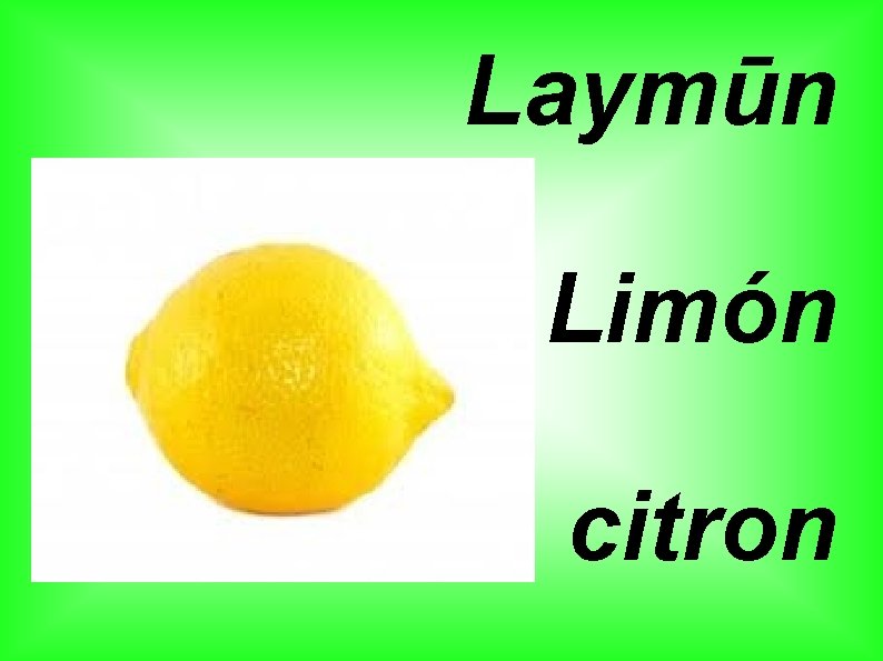 Laymūn Limón citron 