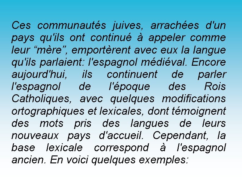 Ces communautés juives, arrachées d'un pays qu'ils ont continué à appeler comme leur “mère”, Ces communautés juives, arrachées d'un pays qu'ils ont continué à appeler comme leur “mère”,