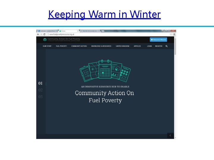 Keeping Warm in Winter Keeping Warm in Winter