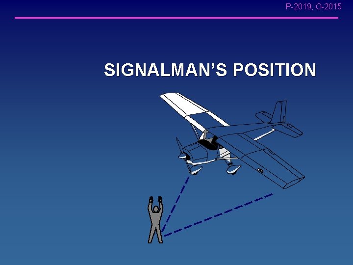 P-2019, O-2015 SIGNALMAN’S POSITION 