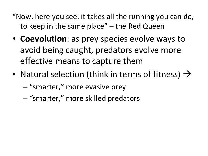 “Now, here you see, it takes all the running you can do, to keep