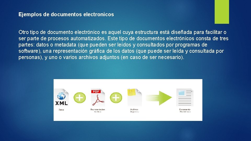 Ejemplos de documentos electronicos Otro tipo de documento electrónico es aquel cuya estructura está