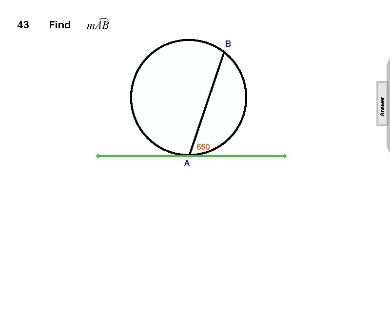 Find B Answer 43 650 A 