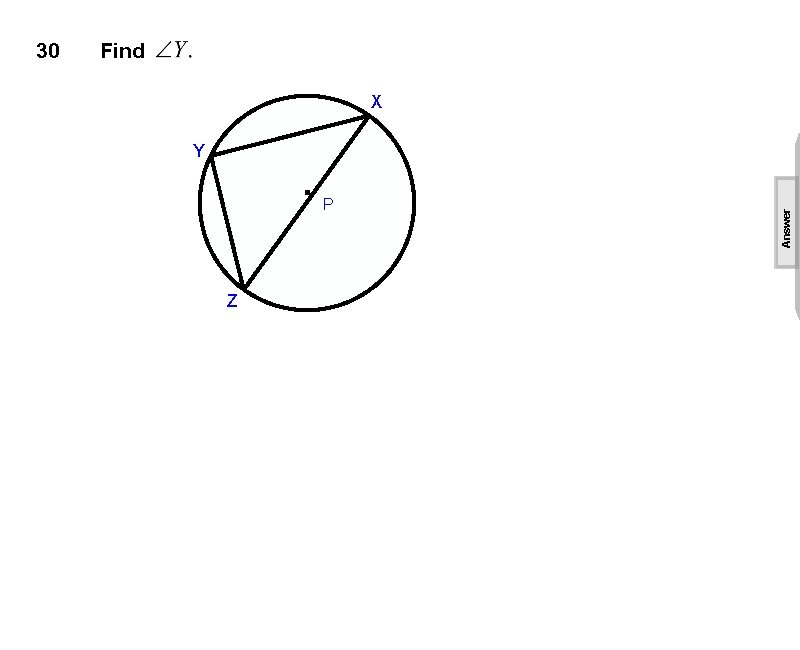 Find X Y . Z P Answer 30 