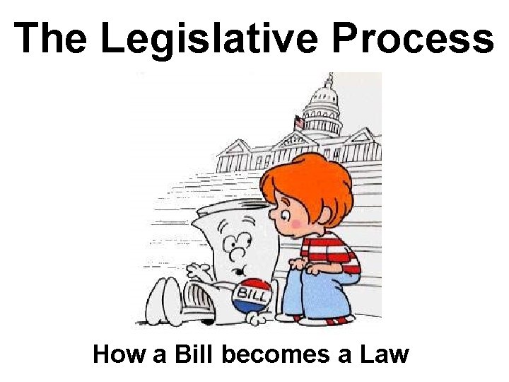 The Legislative Process How a Bill becomes a Law 