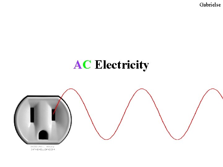 Gabrielse AC Electricity 