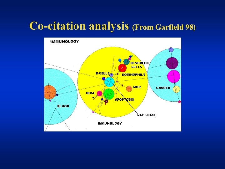 Co-citation analysis (From Garfield 98) 