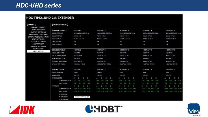 HDC-UHD series 