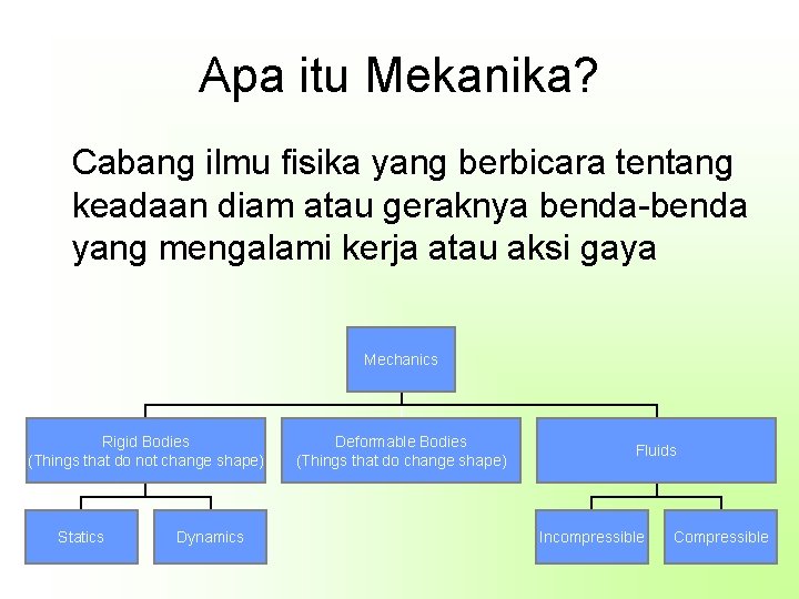 Apa itu Mekanika? Cabang ilmu fisika yang berbicara tentang keadaan diam atau geraknya benda-benda