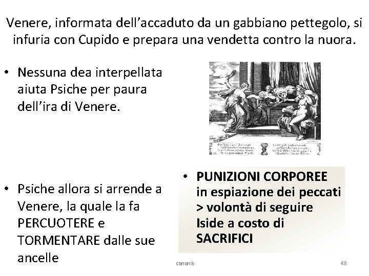 Venere, informata dell’accaduto da un gabbiano pettegolo, si infuria con Cupido e prepara una