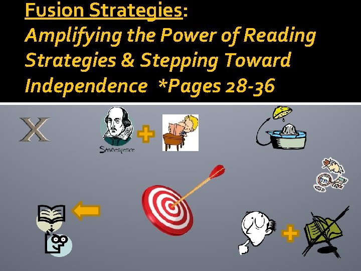 Fusion Strategies: Amplifying the Power of Reading Strategies & Stepping Toward Independence *Pages 28 Fusion Strategies: Amplifying the Power of Reading Strategies & Stepping Toward Independence *Pages 28