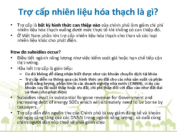 Trợ cấp nhiên liệu hóa thạch là gì? • Trợ cấp là bất kỳ