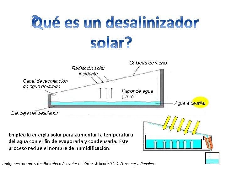 Emplea la energía solar para aumentar la temperatura del agua con el fin de