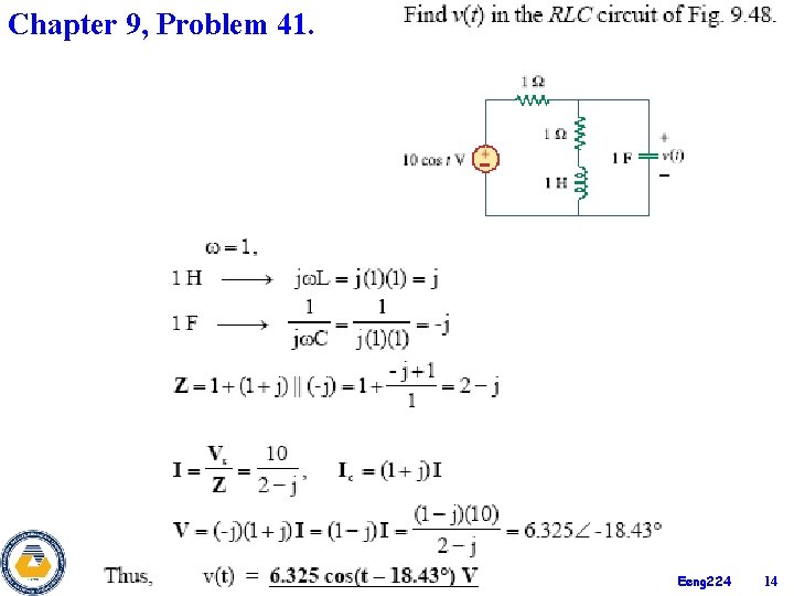 Chapter 9, Problem 41. Eeng 224 14 