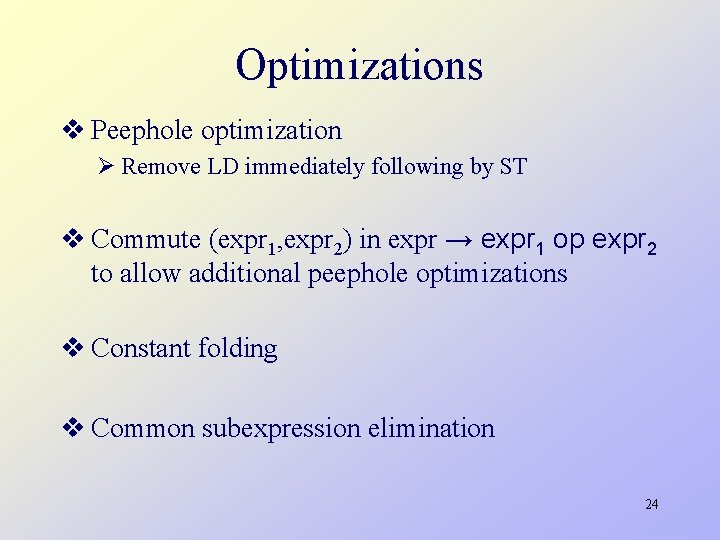Programming Languages CS 550 Mini Language Compiler Jeremy