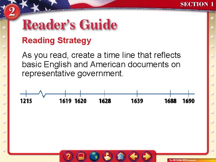 Reading Strategy As you read, create a time line that reflects basic English and