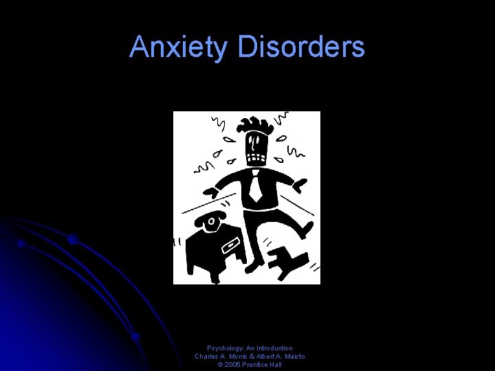 Anxiety Disorders Psychology: An Introduction Charles A. Morris & Albert A. Maisto © 2005