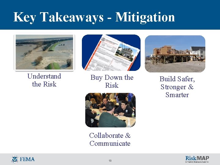 Key Takeaways - Mitigation Understand the Risk Buy Down the Risk Collaborate & Communicate Key Takeaways - Mitigation Understand the Risk Buy Down the Risk Collaborate & Communicate