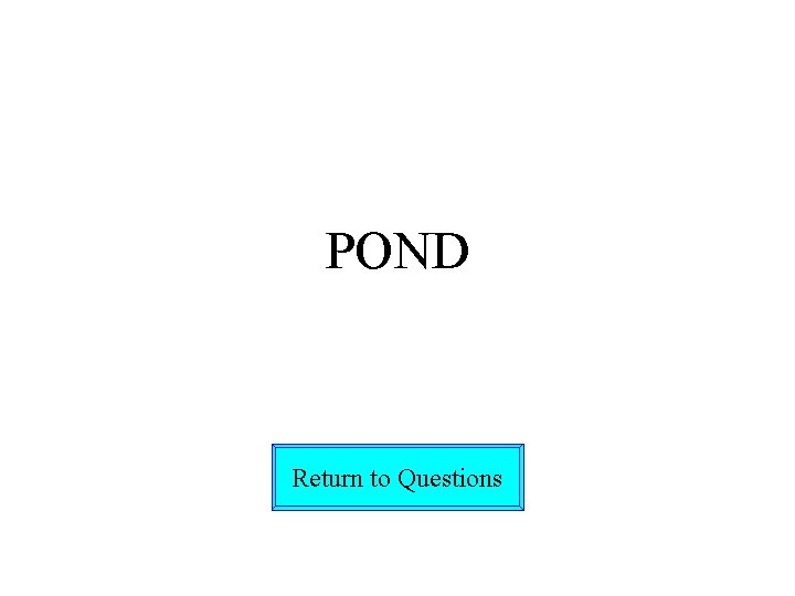 POND Return to Questions 