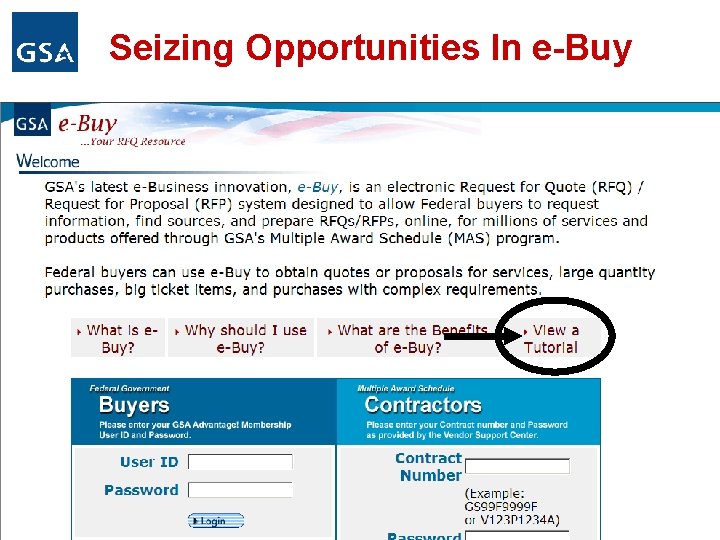 Seizing Opportunities In e-Buy 