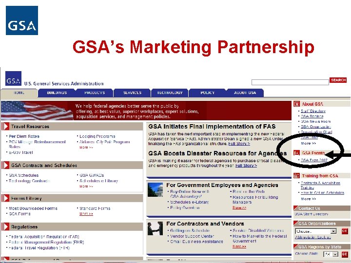 GSA’s Marketing Partnership 