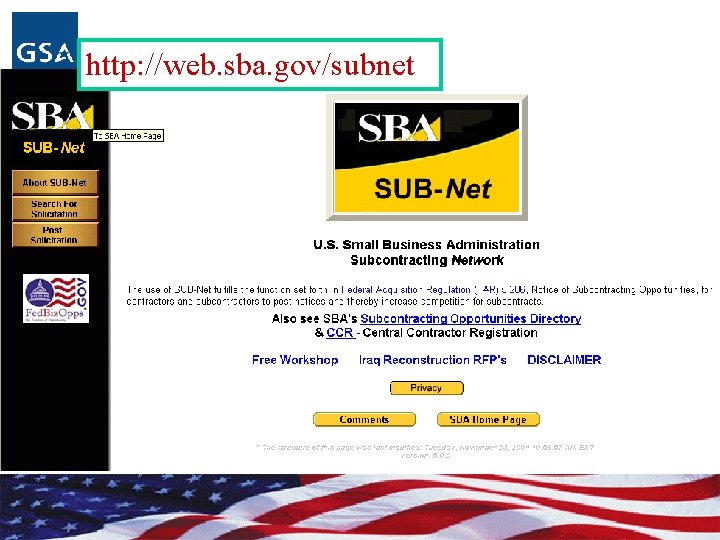 http: //web. sba. gov/subnet 
