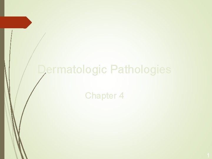 Dermatologic Pathologies Chapter 4 1 