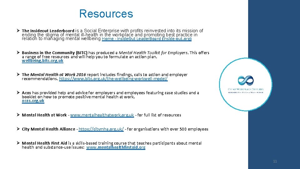 Resources Ø The Insideout Leaderboard is a Social Enterprise with profits reinvested into its