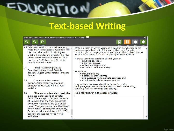 Text-based Writing 