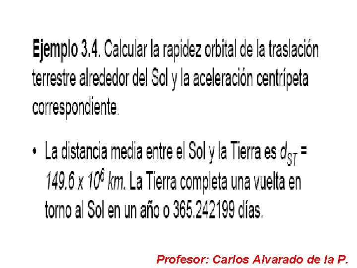 Profesor: Carlos Alvarado de la P. 