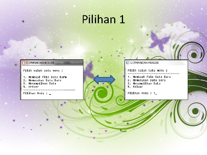 Pilihan 1 