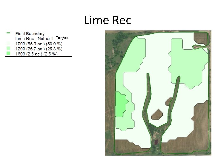 Lime Rec Ton/ac 