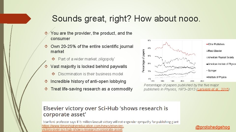 Sounds great, right? How about nooo. You are the provider, the product, and the