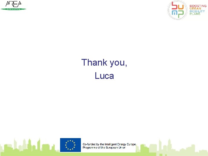 Thank you, Luca 
