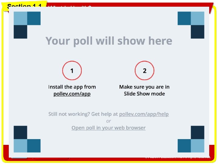 Section 1. 1 What Is Health? 