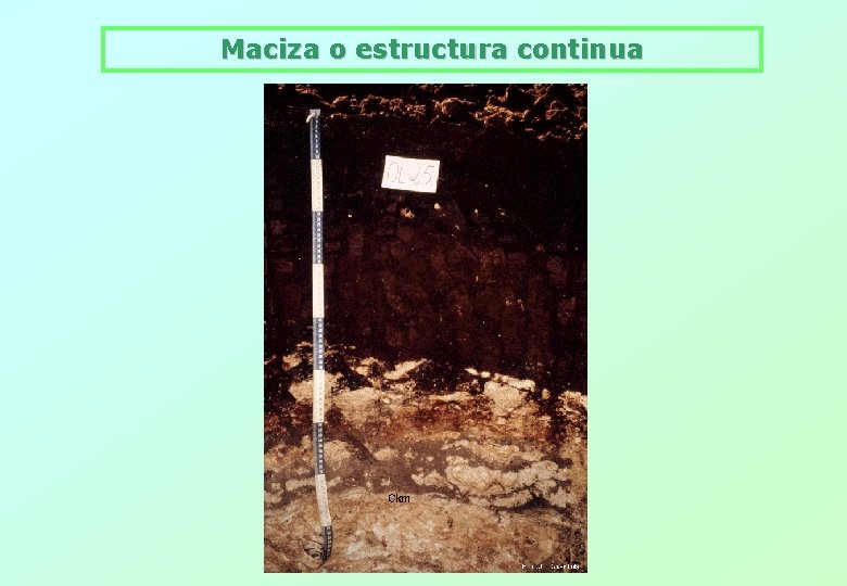 Maciza o estructura continua 