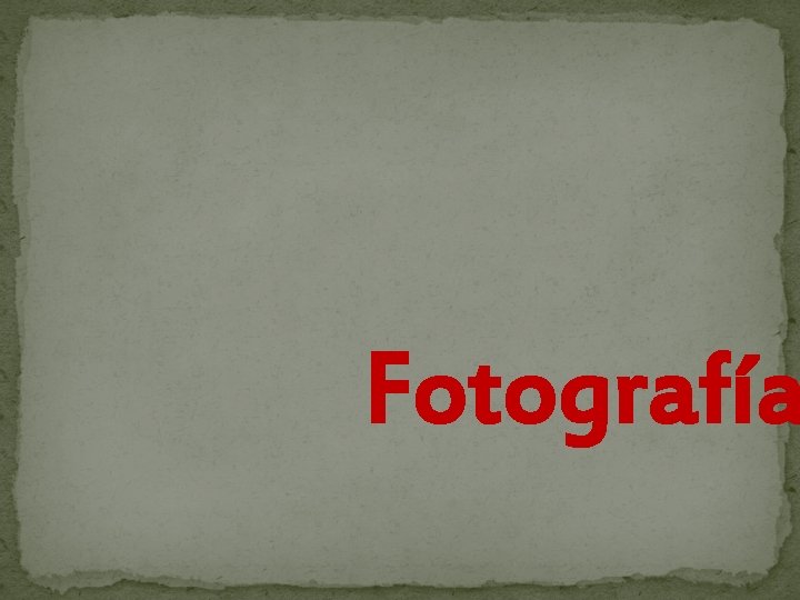 Fotografía 