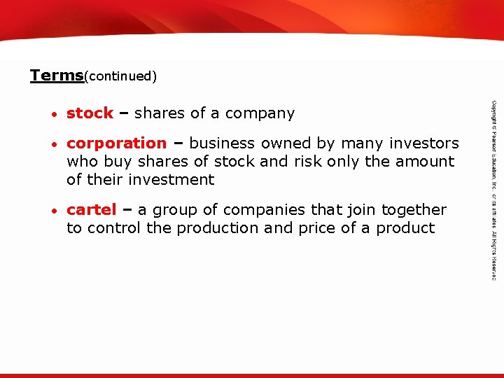 TEKS 8 C: Calculate percent composition and empirical and molecular formulas. Terms(continued) • stock